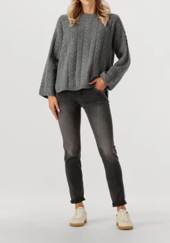 MOS MOSH slim fit jeans mmnaomi perla grigio jeans antraciet