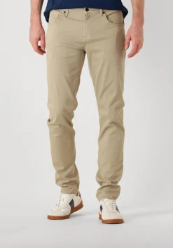 7 FOR ALL MANKIND slim fit jeans 5-pocket slimmy stretch sateen beige New