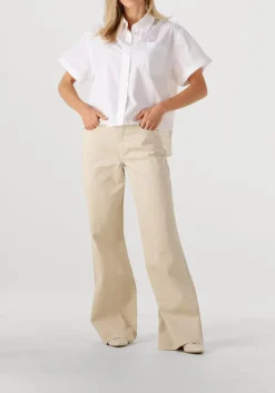 7 FOR ALL MANKIND straight leg jeans lotta twill creme beige Online