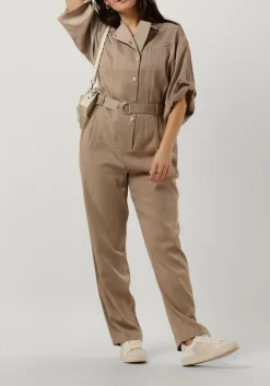 AAIKO jumpsuit nadina vis 510 beige Outlet