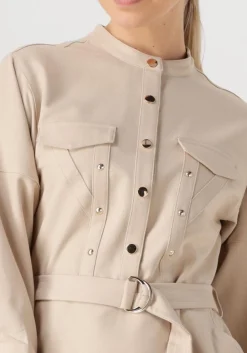 AAIKO jurken jana vis 565 beige Sale