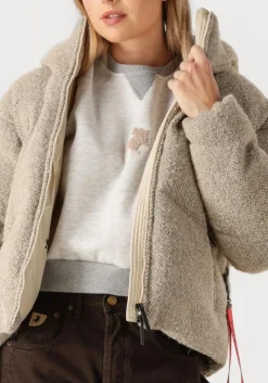 AFTER LABEL gewatteerde jas sarajevol beige Best