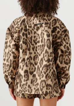 ALIX THE LABEL blouses ladies woven jaquar oversized blouse beige Hot