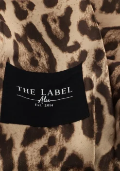 ALIX THE LABEL blouses ladies woven jaquar oversized blouse beige Hot