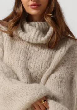 AMERICAN DREAMS coltrui pepper roll neck cropped beige Discount