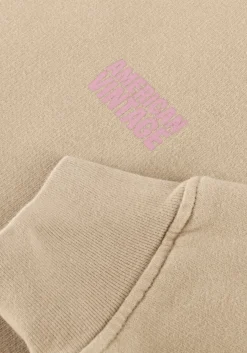 AMERICAN VINTAGE trui plizzy beige Discount