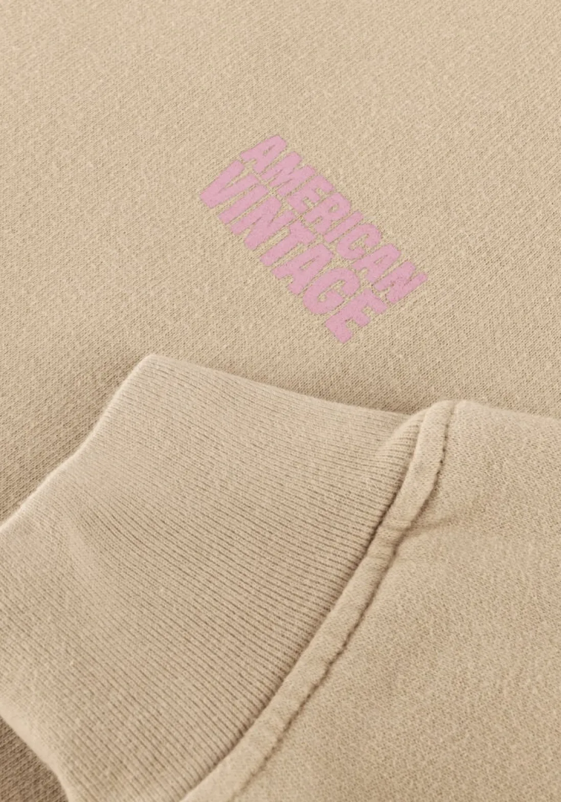 AMERICAN VINTAGE trui plizzy beige Discount