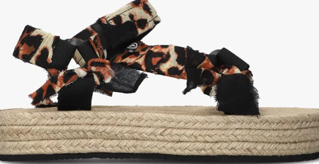 ARIZONA LOVE platte sandalen trekky raffia beige Hot