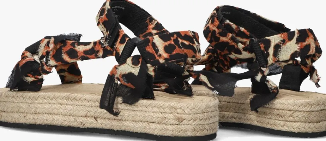 ARIZONA LOVE platte sandalen trekky raffia beige Hot