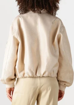 BEAUMONT jack goldie bomber jacket beige