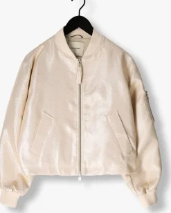 BEAUMONT jack goldie bomber jacket beige