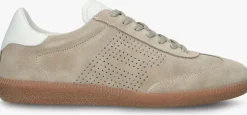 BLACKSTONE lage sneakers lime wren perf woman beige New