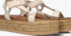BLASZ platte sandalen cls14351 beige