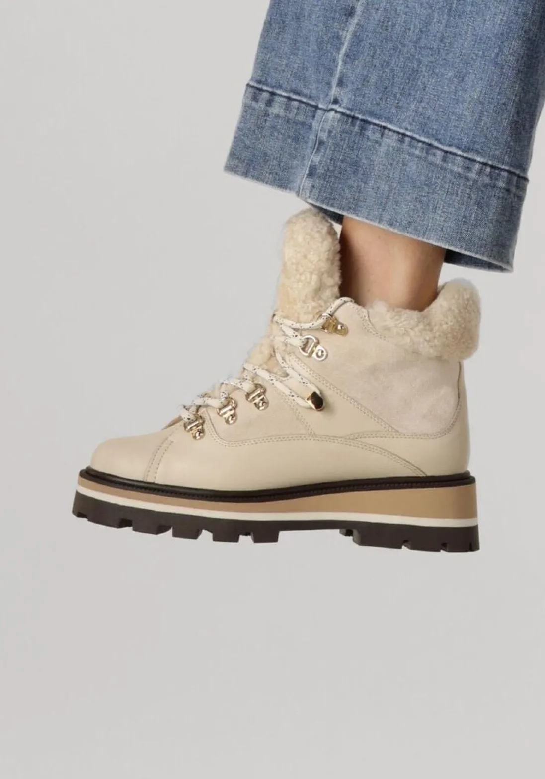 BLASZ veterboots 264 beige