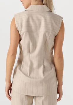 BRUUNS BAZAAR gilet urwa waistcoat beige Discount