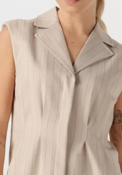 BRUUNS BAZAAR gilet urwa waistcoat beige Discount