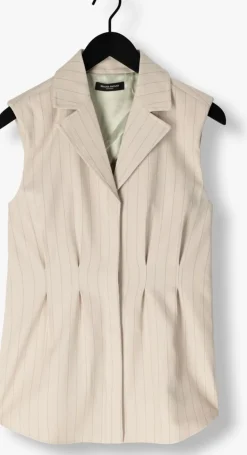 BRUUNS BAZAAR gilet urwa waistcoat beige Discount