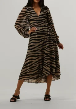 BRUUNS BAZAAR midi jurk phlox nora dress beige New