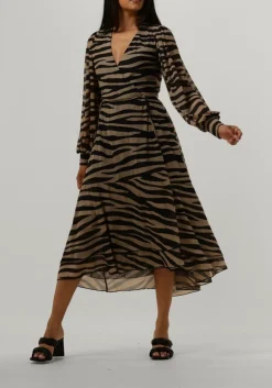 BRUUNS BAZAAR midi jurk phlox nora dress beige New