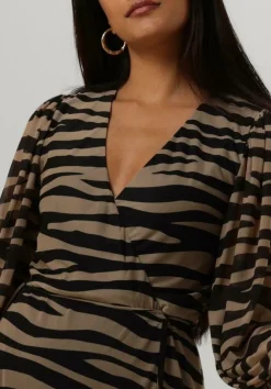 BRUUNS BAZAAR midi jurk phlox nora dress beige New