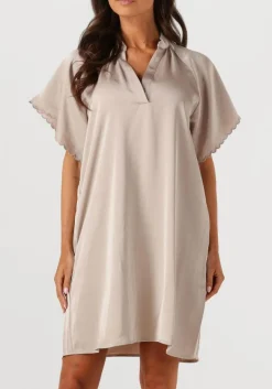 BRUUNS BAZAAR mini jurk wendis dress beige Clearance