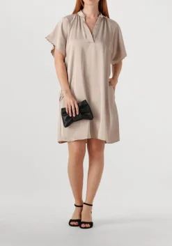 BRUUNS BAZAAR mini jurk wendis dress beige Clearance