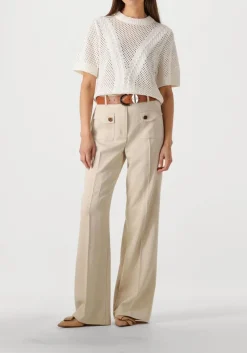 CAROLINE BISS wijde broek 1559 beige