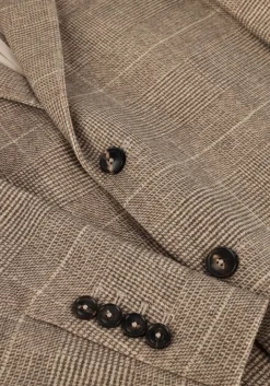 CIRCOLO colberts fleece blazer beige