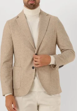CIRCOLO colberts fleece blazer beige Sale