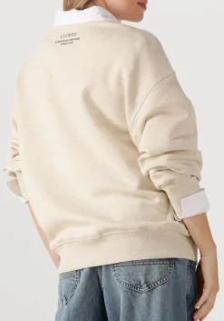CLOSED trui relaxed sweat shirt beige New