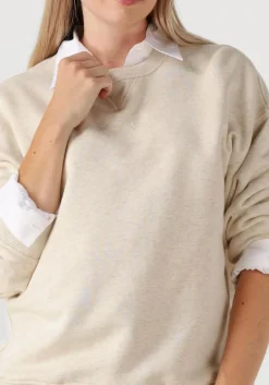 CLOSED trui relaxed sweat shirt beige New