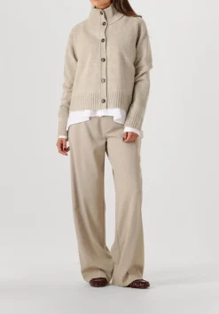CLOSED trui rollneck cardigan beige Clearance