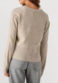 CLOSED trui v neck cardigan beige Hot