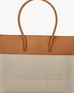COCCINELLE handtas myrtha beige New