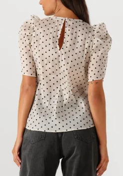 CO'COUTURE blouses dilan dot blouse beige