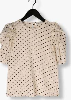 CO'COUTURE blouses dilan dot blouse beige
