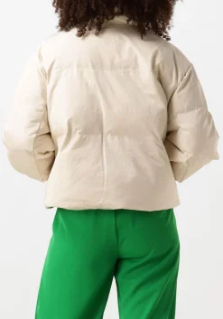 CO'COUTURE gewatteerde jas frosty crop purr jacket beige Hot