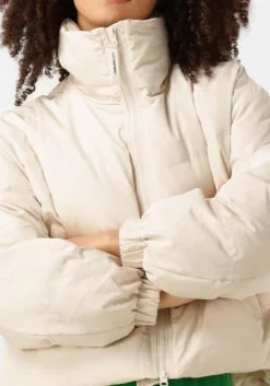 CO'COUTURE gewatteerde jas frosty crop purr jacket beige Hot