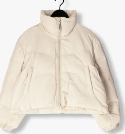 CO'COUTURE gewatteerde jas frosty crop purr jacket beige Hot