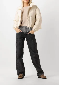 CO'COUTURE gewatteerde jas frosty crop purr jacket beige Hot