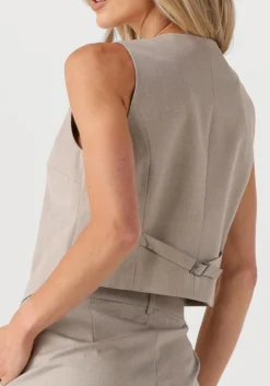 CO'COUTURE gilet vidacc wrap vest beige Best