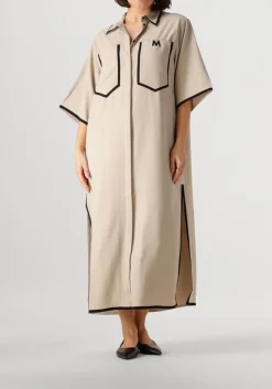 COPENHAGEN MUSE midi jurk si shirt dress beige New