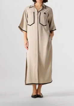 COPENHAGEN MUSE midi jurk si shirt dress beige New