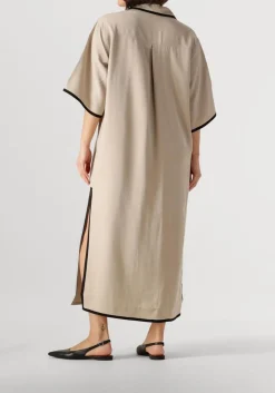 COPENHAGEN MUSE midi jurk si shirt dress beige New