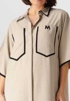 COPENHAGEN MUSE midi jurk si shirt dress beige New