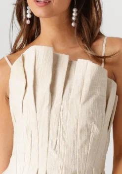 COPENHAGEN MUSE mini jurk brinda dress beige Outlet