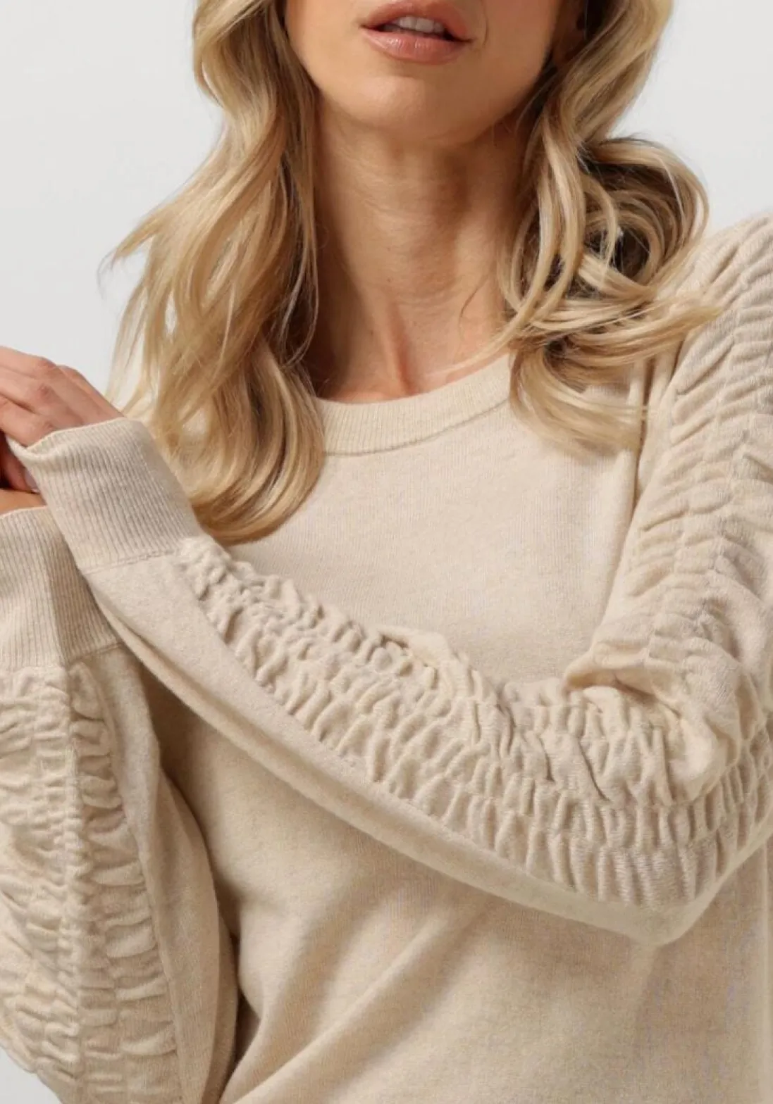 DANTE6 trui pardon fancy sweater beige Online