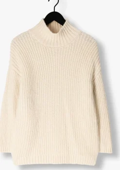 DANTE6 trui rayure oversized sweater beige
