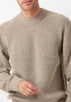 DRYKORN trui rippley beige Hot