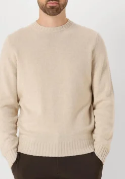 FILIPPO DE LAURENTIIS trui g.collo ml lana cashmere beige